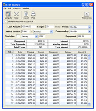 Loan Calc screenshot